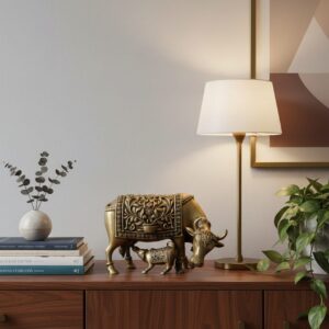 BRASS COW-CALF